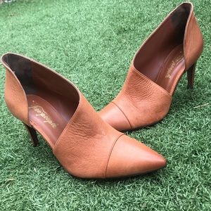 Free People Side Cut-Out Heels